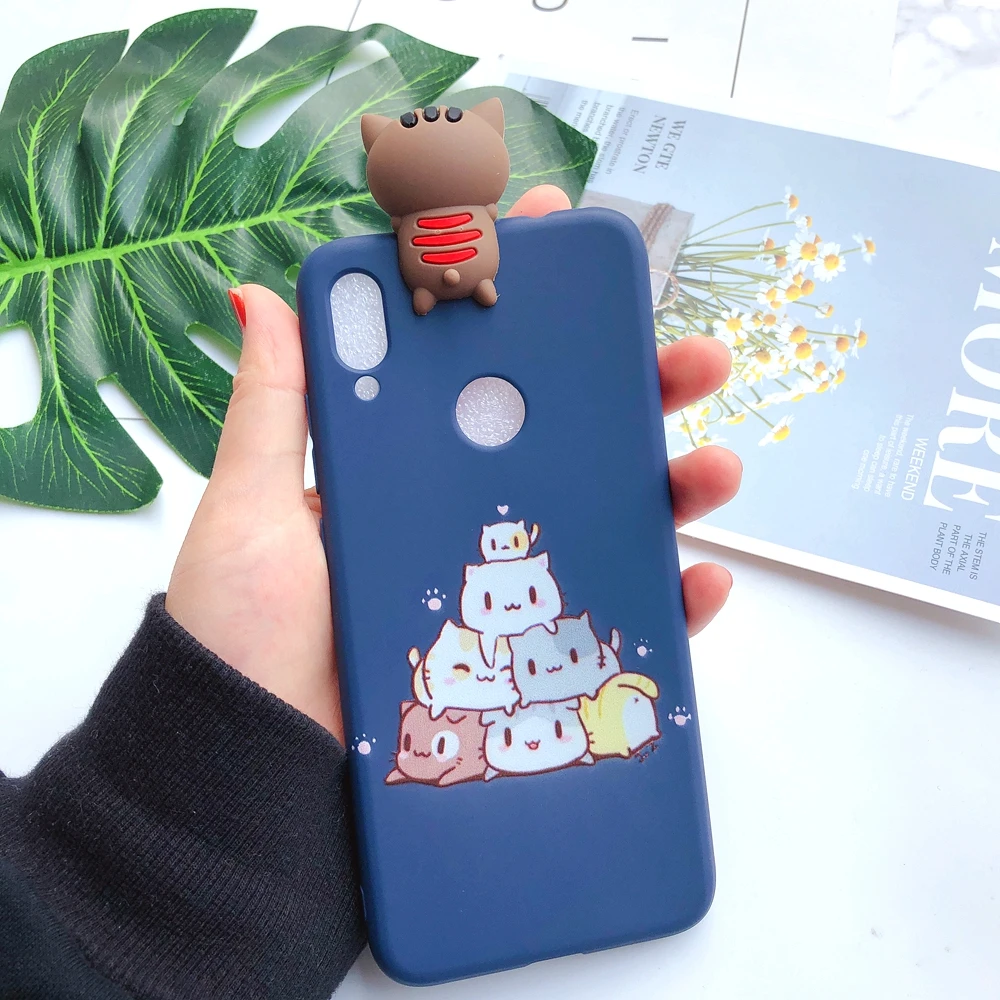 9 Honor 8X чехол для etui Huawei Y6 Y7 силиконовый чехол 3D Kawaii мягкий чехол для Huawei Y6 Y7 Prime Honor 8X 8A 8C чехол для телефона - Цвет: 9