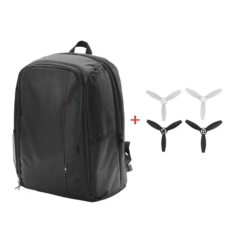 

1Set Portable Backpack Travel Shoulder Bag Carrying Case Propellers for Parrot Bebop 2 FPV Drone Accessories