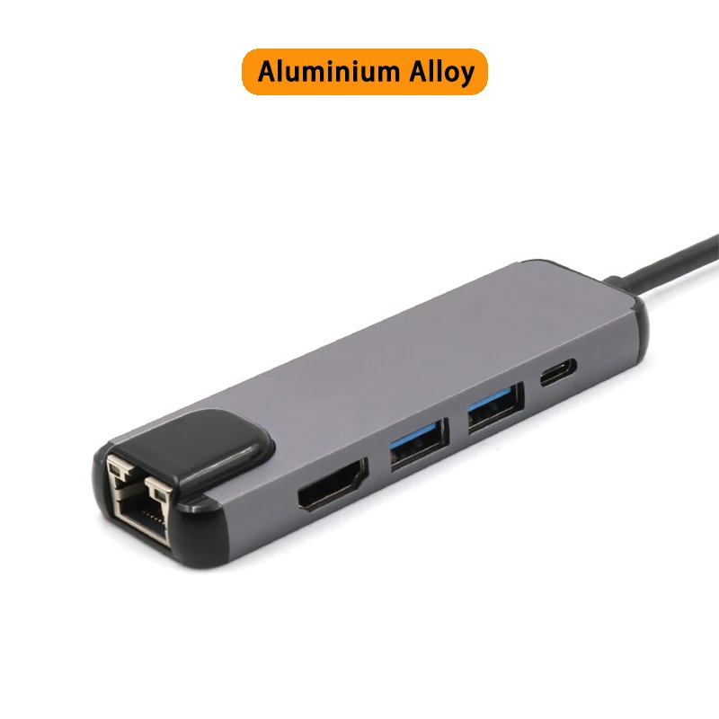 USBC к Rj45 HDMI USB 3 1 type C порт зарядки 5 в концентратор 1000 м Ethernet Lan 4K для Macbook/Pro Thunderbolt USB-C