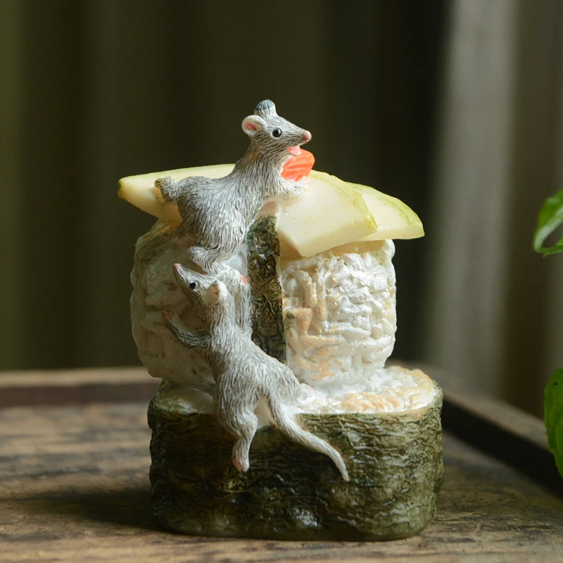 Повседневная коллекция милый мультяшный Кот фигурка животного миниатюрное