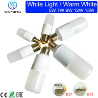 e27 e14 led bulb 220v white light warm white 5w 7w 9w 12w 15w for household crystal chandelier lighting decorative lights