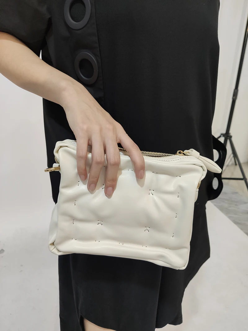 [BXX] Новинка 2021 года Женская сумка на плечо серебристого цвета с одним ремешком в