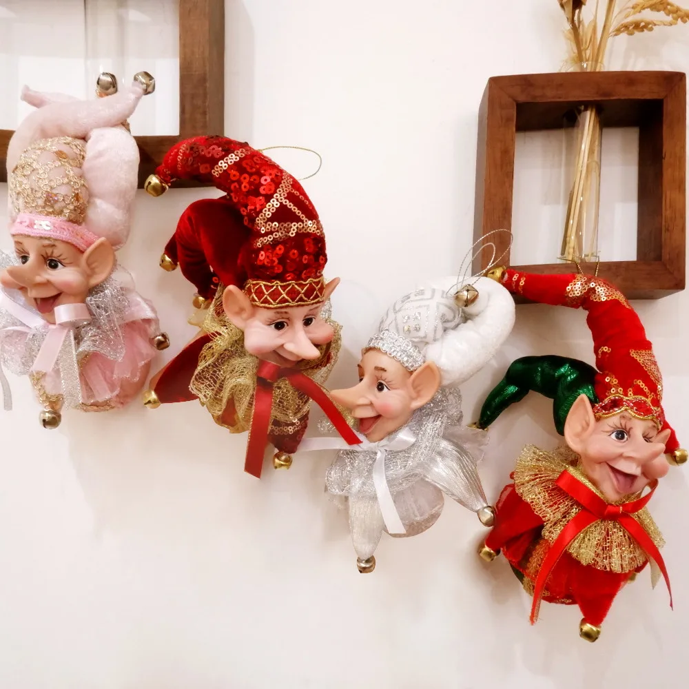 Christmas Home Decor New Year Goods 2021 Tree Wall Door Window Ornaments Elf On The Shelf Xmas Gift | Дом и сад