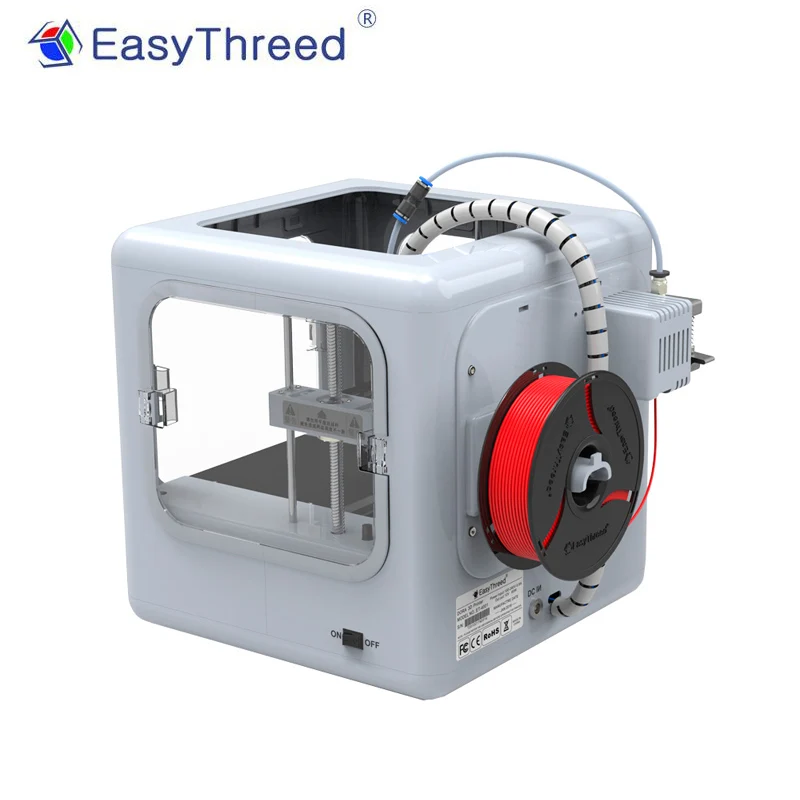 EasyThreed ET-4000+ Upgraded FDM Mini 3D Printer with 2.8inch LCD Touch Screen Desktop 3D Printing for Children Kids Education