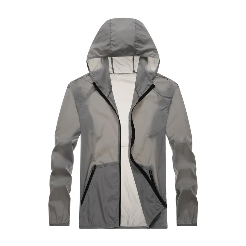 

Men's solar jacket frosted silk solar jacket mens solar jacket ultra-thin summer jacket breathe