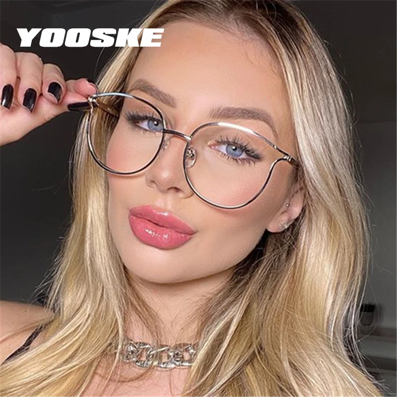 YOOSKE модные оправы для очков кошачий глаз женские трендовые близорукости