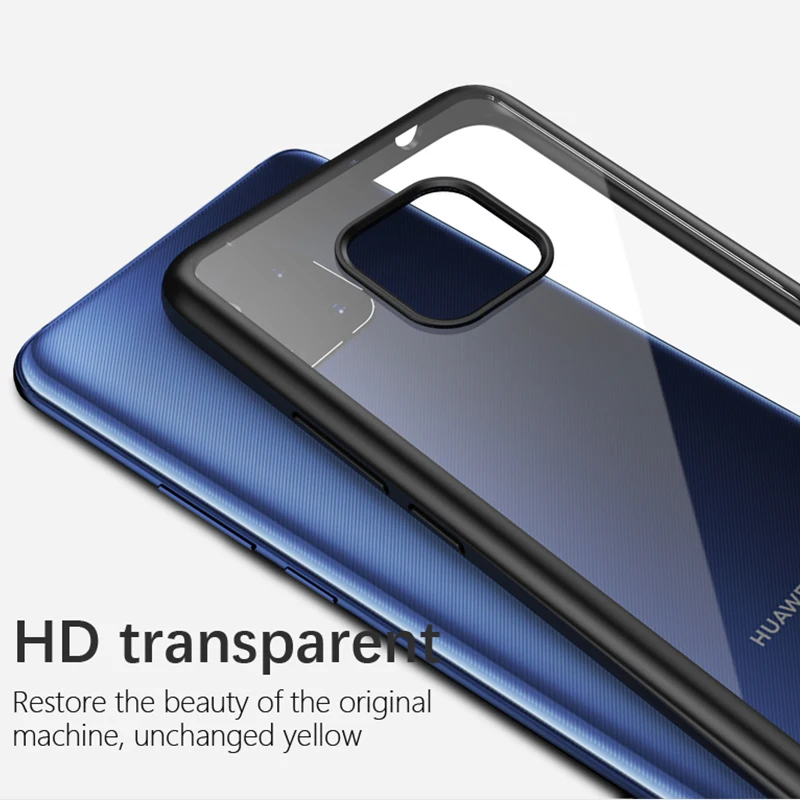 

IPAKY For Huawei Mate 20 Lite Case Silicone Soft Transparent Cases For Huawei Mate 20 Pro SNE-LX1 Case Armor Shockproof Coque