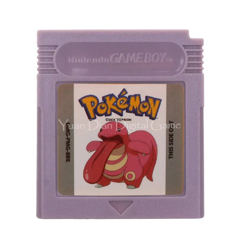Для Nintendo GBC видеоигры картридж консоль карта тыкать серия член английская