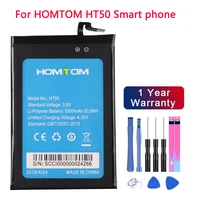 100 original homtom ht50 battery replacement 5 5inch 5500mah backup batteries replacement for homtom ht50 smart phone