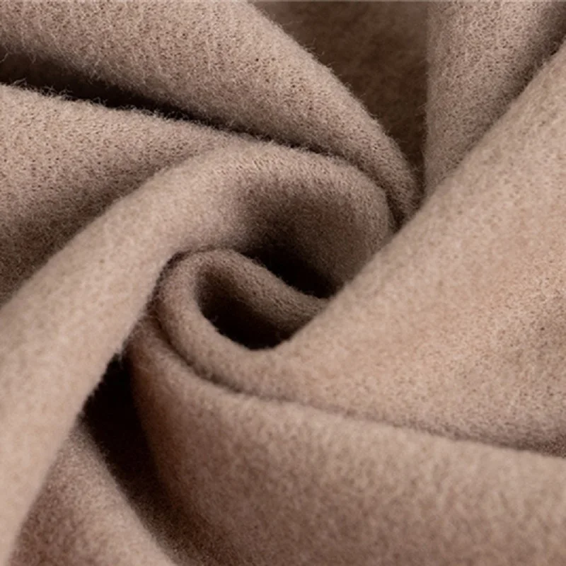 

Women Winter Woolen Coat Casual Loose Long Sleeve Hooded Overcoat 2020 New Solid Thicken Warm Lady Outwear Blends Coats