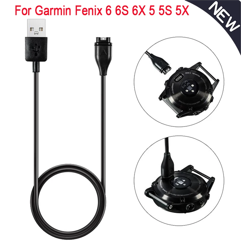 USB кабель для зарядки Garmin Fenix6s / Fenix6 Fenix5 Plus 5X Vivo 3 длина 1 м|Смарт-аксессуары| |