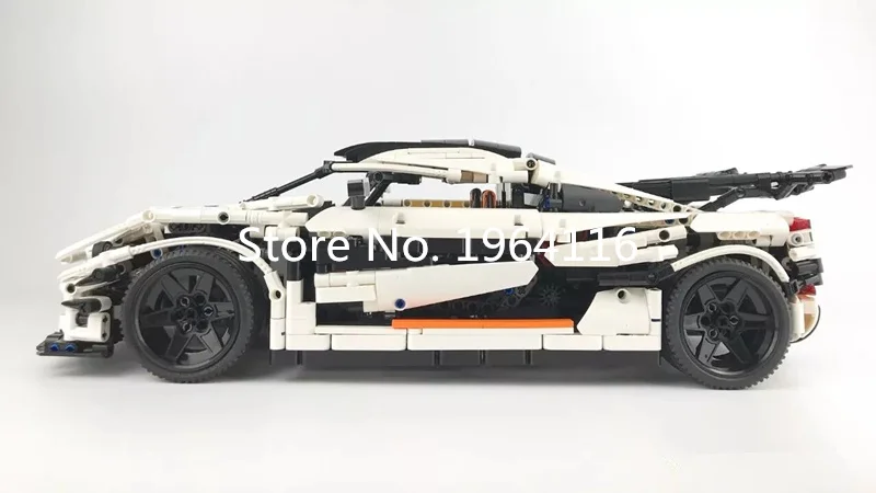 Новая серия Technic The One: 1, модель спортивного автомобиля, строительные блоки, совместимые 4789, Классические игрушки MOC для стайлинга автомобилей для детей