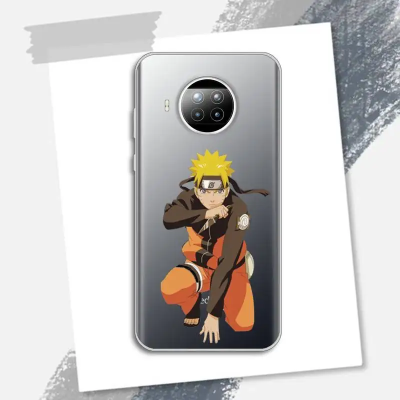 

Naruto Cartoon Animated anime Phone Case Transparent for Xiaomi Redmi note 10 t 8 9 pro lite 11