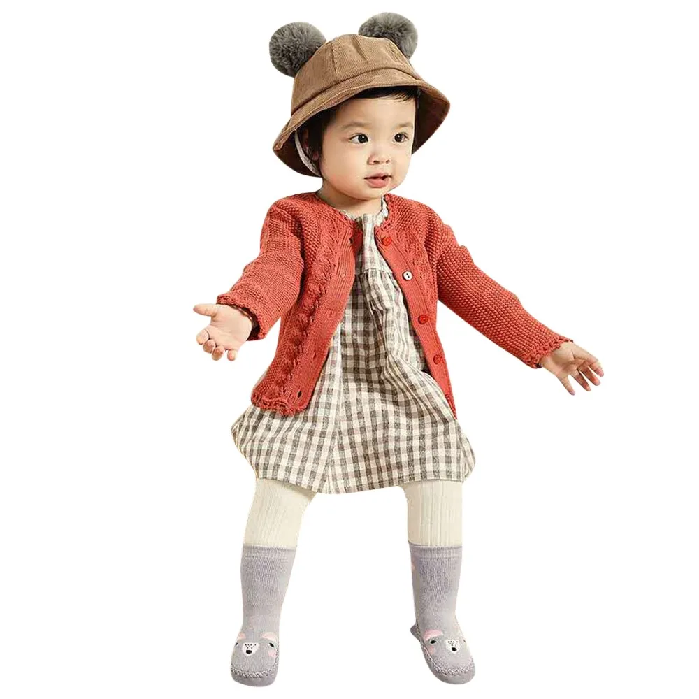 Носки для новорожденных хлопковые детские носки малышей толстые теплые