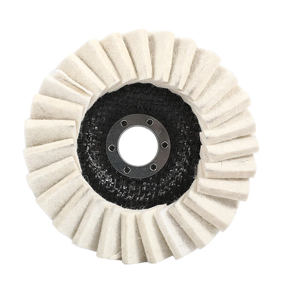 125mm Polishing Wheels 5inch Flap Felt Disc Angle Grinder Buffing Wheel Metal Best Price Waxing For Glass | Инструменты