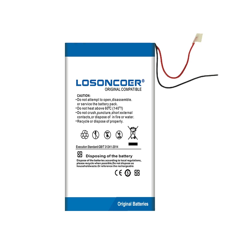 LOSONCOER Battery LSSP281324AB 120mAh For Fitbit One Smartband Smart Wristband | Электроника