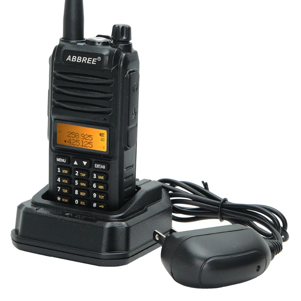 Abbree AR-F3 трехдиапазонный 8 Вт рация uhf vhf 220-260 МГц ветчина длинный диапазон ручной двухсторонний cb радио добавить тактическую антенну