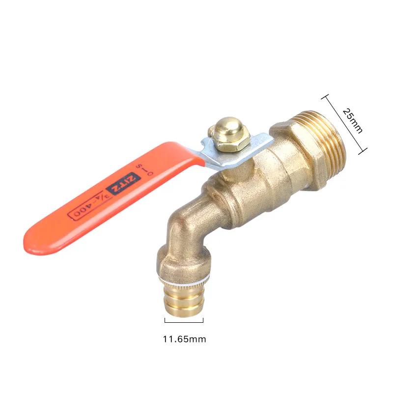 Кран для садового шланга 1/2 дюйма 3/4 с металлической защелкой | Дом и сад