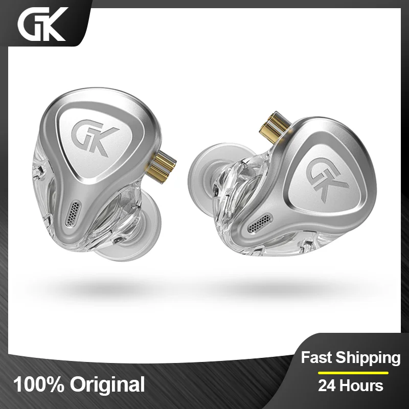 

Металлические проводные наушники-вкладыши GK G5, Hi-Fi басовые музыкальные наушники-вкладыши, гарнитура с микрофоном, шумоподавление, спортивн...
