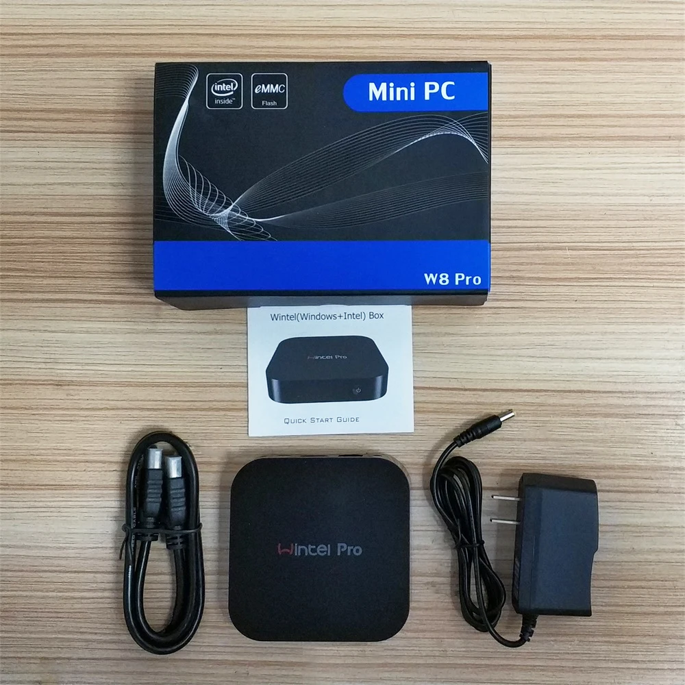 Wintel Pro Windows 10 Мини ПК Intel Z8350 4 Гб 64 геймерский USB 3.0 Wi-Fi BT4.0 RJ45 1000M LAN мини-компьютер VS