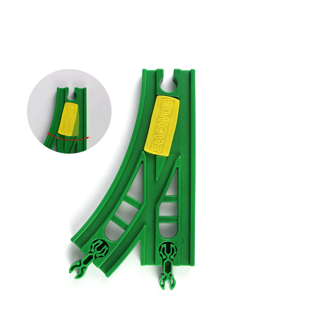 1 шт. переключатель трек деревянный поезд Поворотная железнодорожная станция