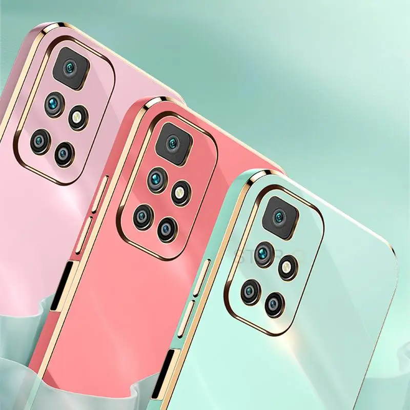 plating ring holder square phone case for xiaomi mi poco m4 pro 5g m4pro m 4 x4 4g gold bumper silicone stand cover poko pocom4 free global shipping