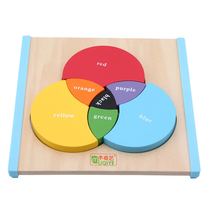 

2021 New Style Colorful Wooden Montessori Toys Color Learning Board Baby Educational Toys Children Learning Toys