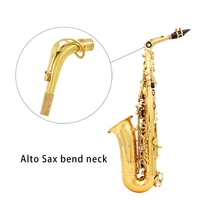 gold color brass alto voice saxophone elbow bend neck bent necks for saxophone accessories sax spare parts
