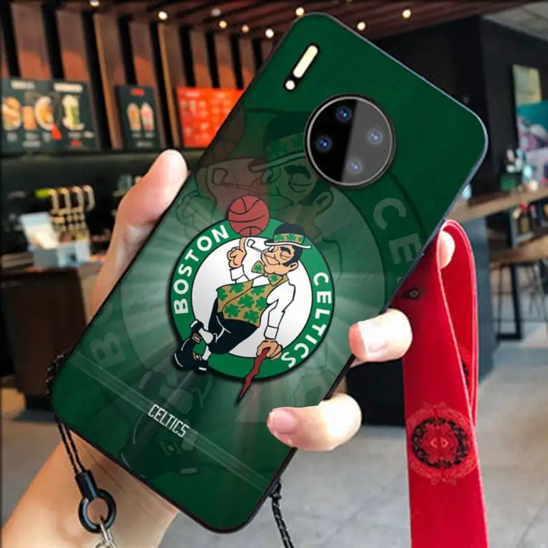 

Celtics Basketball Team Phone Case For Huawei P20 30 40 Pro Mate 20x 30 40 Pro Nova6 7 Honor 9X 10