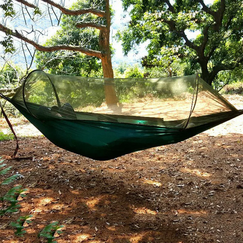 

Waterproof Canopies and Hammock Set Outdoor Camping Portable Sunshade Swing Bed Kit EDF88