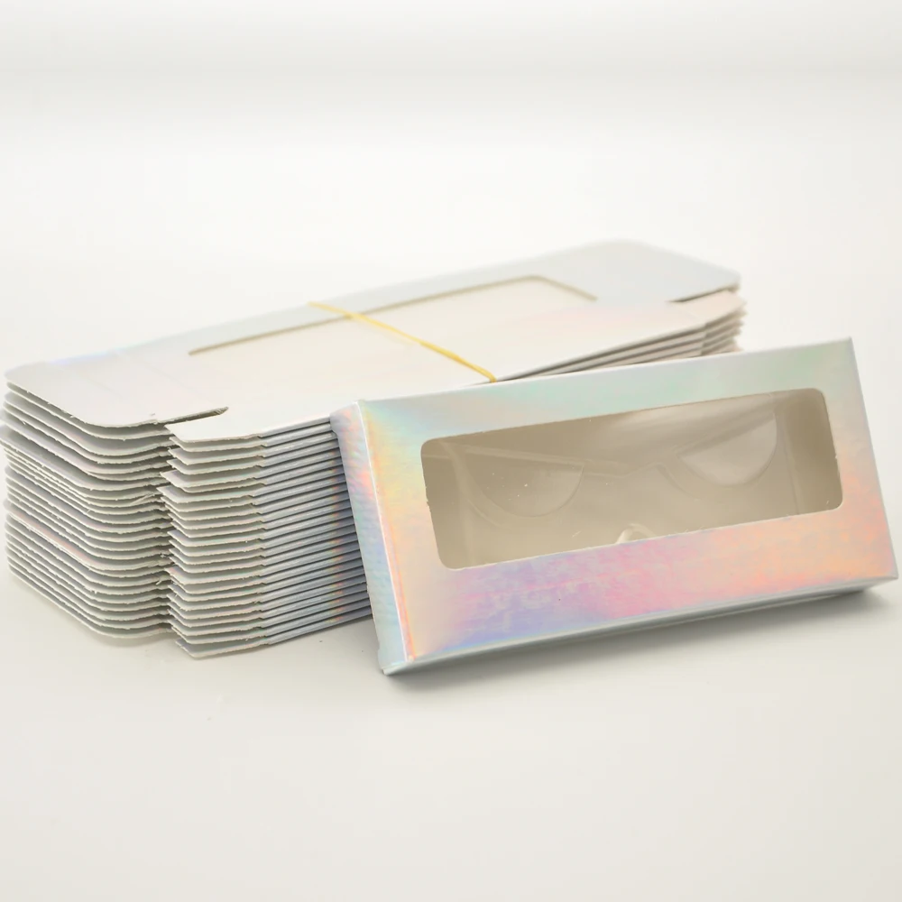 wholesale paper eyelash packaging box lashes boxes custom logo faux cils 3d mink eyelashes case makeup bulk vendors | Красота и