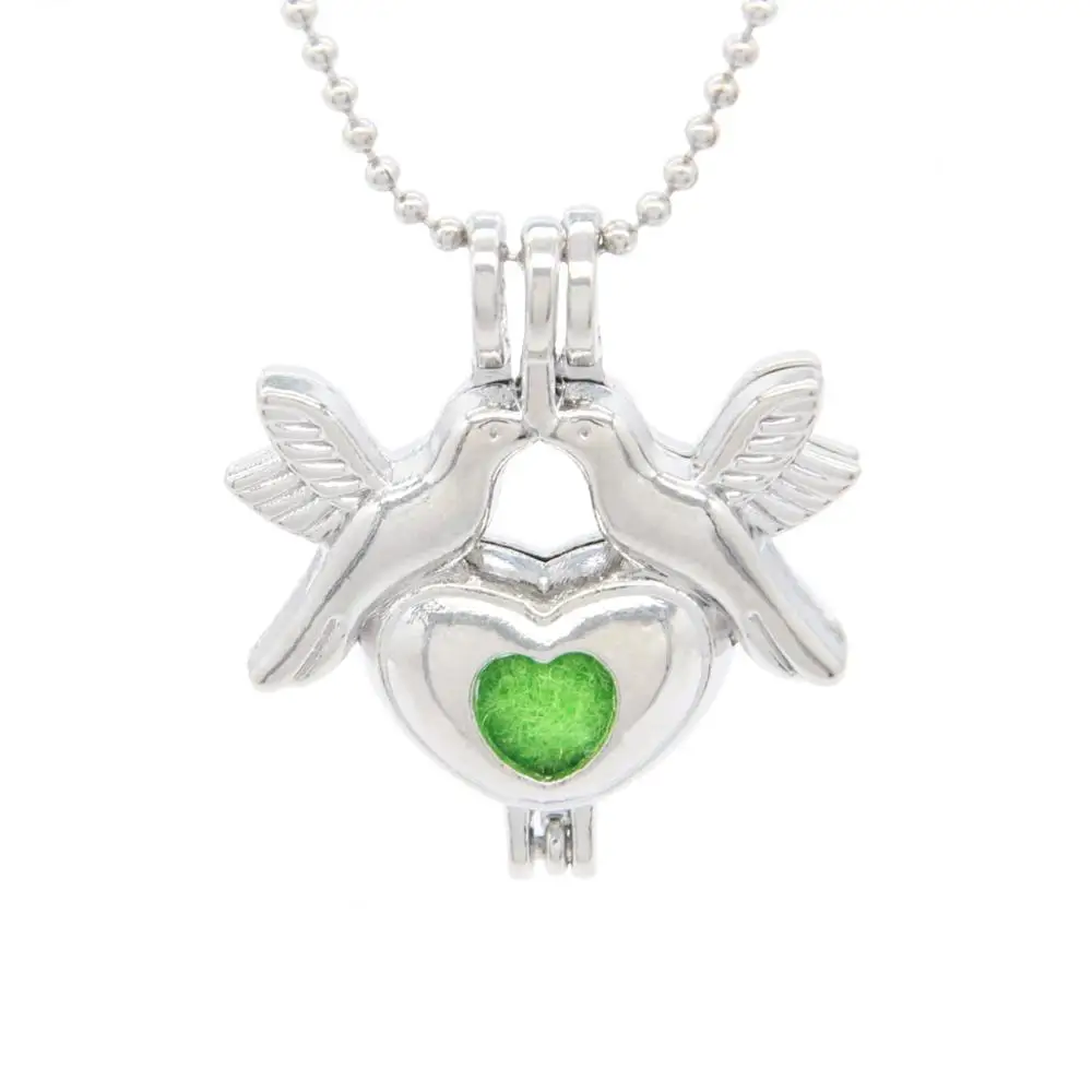 1 шт Любовь Птица Сердце мир голубь животное жемчужное колье с кулоном в виде