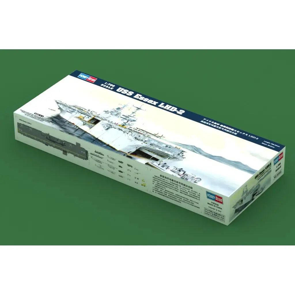 

Hobby Kit HobbyBoss 83403 1/700 USS Essex LHD-2 - Scale Model Kit DIY Toy