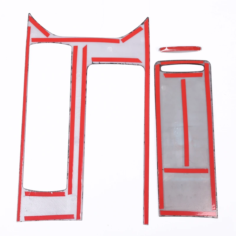 

Car Red Ash Wood Style Center Console Cover Trim for Land Rover Range Rover Sport RR Sport 2014-2018