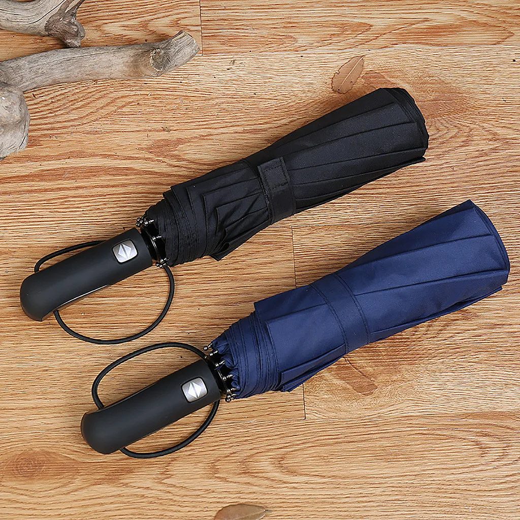 Лидер продаж 2020 супер ветрозащитный автоматический складной зонт мужской