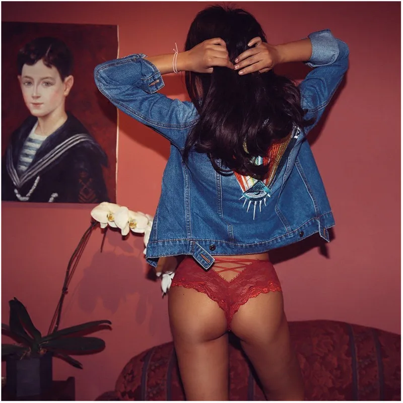 SP &amp CITY сексуальные кружевные трусики с цветочным кружевом женское нижнее белье