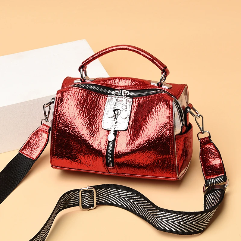 

2020 large capacity ladies bag shoulder bag soft PU motorcycle crossbody bag casual shoulder bag top bag designer handbag