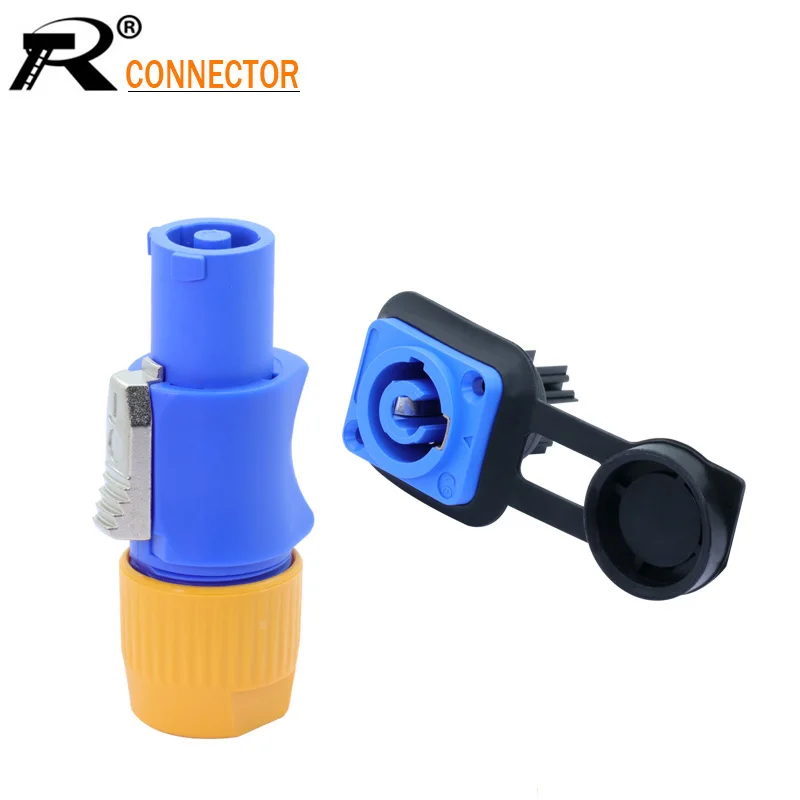 Новый 2 предмета Водонепроницаемый 20A Мощность CON адаптер для монтажа на панель True