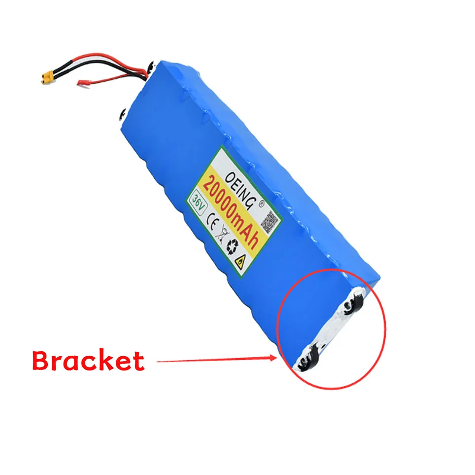 

NEW 36V 20Ah 18650 lithium battery pack 10S3P 20000mAh 250W-500W Same port 42V Electric Scooter M365 ebike Power Battery+charger