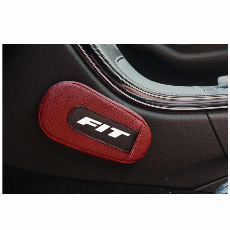 

High Quality Leather Leg Cushion Knee Pad Car Door Arm Pad Interior Car Accessories for Honda FIT