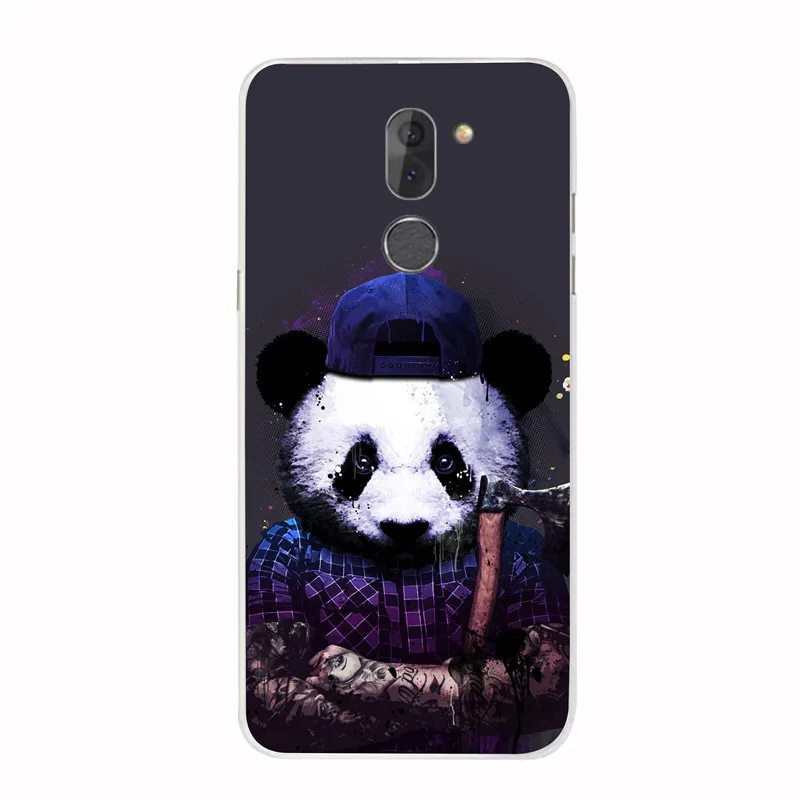 Мультфильм узорчатый чехол для Alcatel Работает с любым оператором 3X3 X 5058y 5058i Чехол