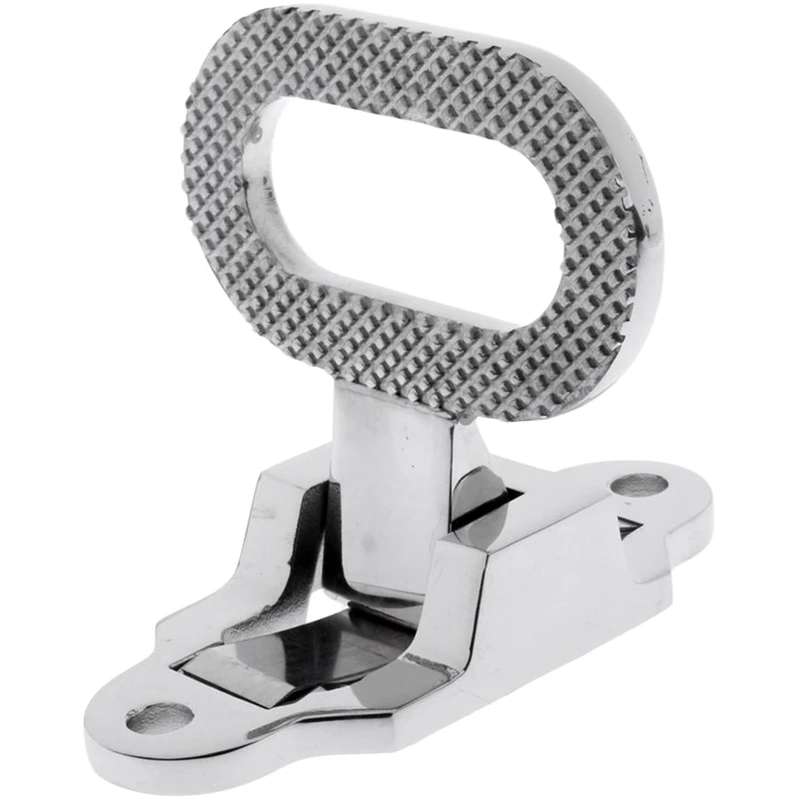 

108X81mm Diamond Non-Slip 316 Stainless Steel Folding Mast Step Marine Boat Yacht Car RV Transom Step Fold Out Step