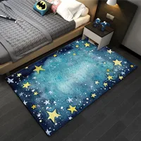 3D Designer Galaxy Space Star Printed Carpets For Living Room Bedroom Area Rug Kids Room Mats Rugs Child Play Crawl Tatami Floor