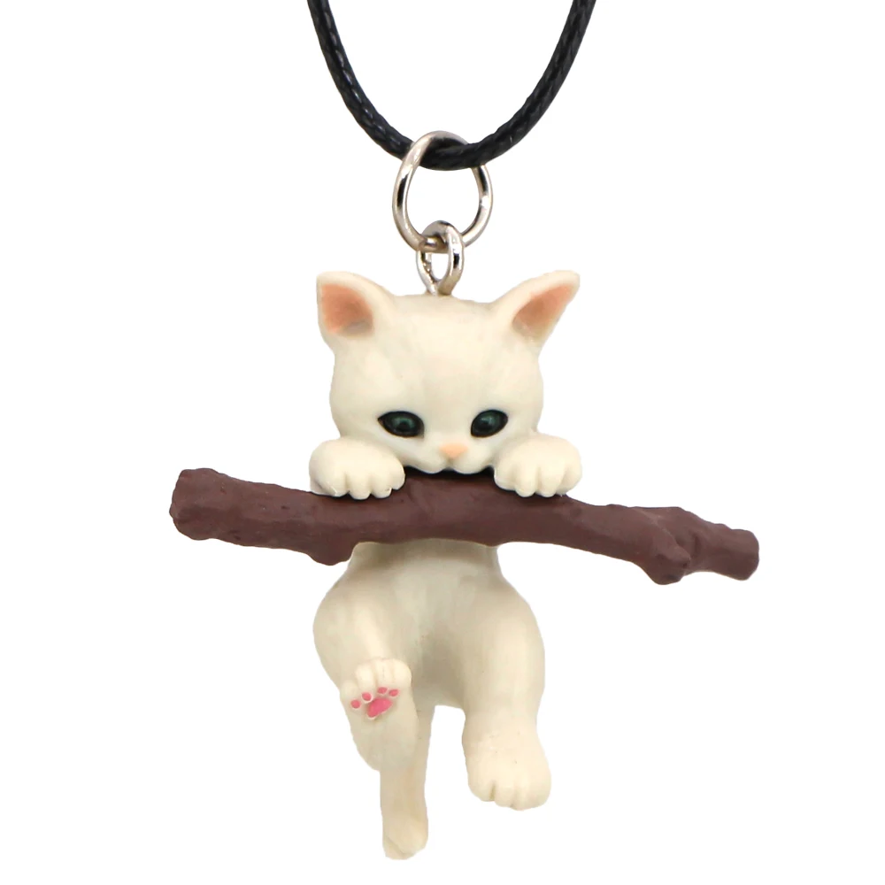 

Car Pendant Creative Cute Branch Cat Rearview Mirror Decoration Hanging Charm Ornaments Automobiles Interior Cars Accessories