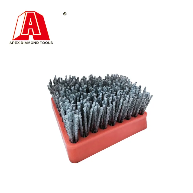 

APEX 5PCS/Set Abrasive Tools Silicon Carbide Frankfurt Antiquing Abrasive Brush for Marble Granite Stone Cleaning and Pol