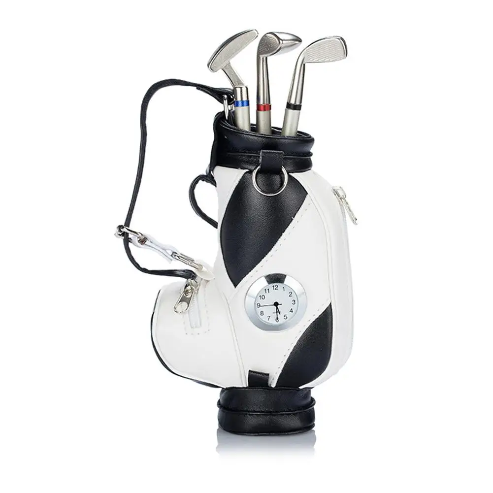 

2020 стильный контейнер для ручек с 3 отделениями для ручек для гольф-клуба