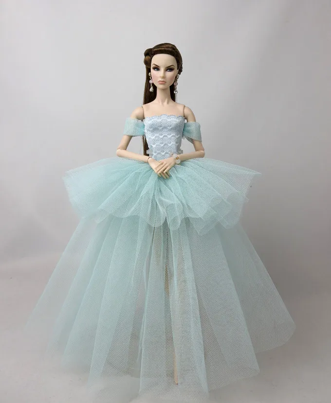 Новинка высокого класса для куклы Барби одежда 1/6 bjd кукла платье торжественное платье принцессы широкий выбор вариантов - Цвет: see chart1