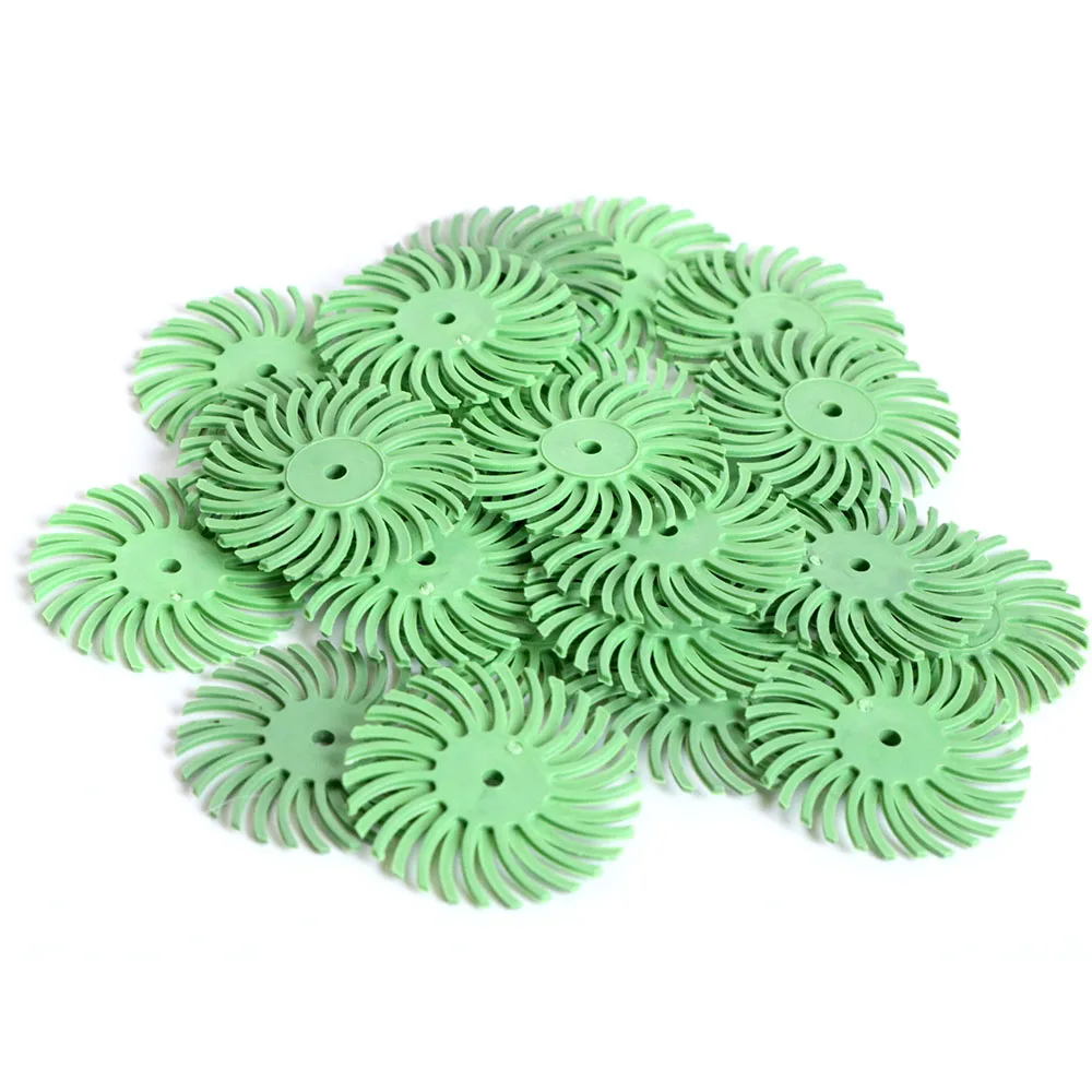 Набор дисков с радиальной щетиной 1 дюйм абразивная щетка хвостовик 1/8 дюйма 3 2 35