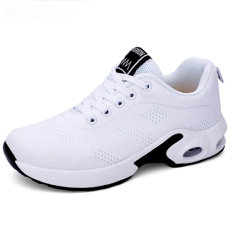

Fashion Women Sneaker Outdoor Running Shoes Tennis Air Cushion Knit Trainer Breathable Gym Shoes New Ladies walking shoes