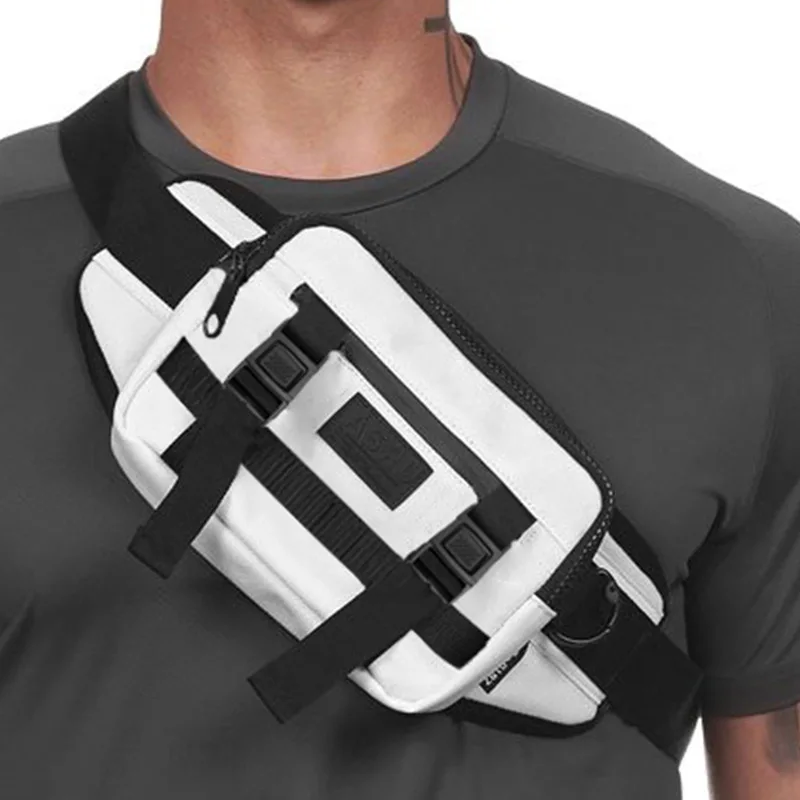 

HaleyChan Tactical Messenger Bag Multi-function Storage Close-fitting Shoulder Bag Men's Outdoor Running Sports Chest Bag